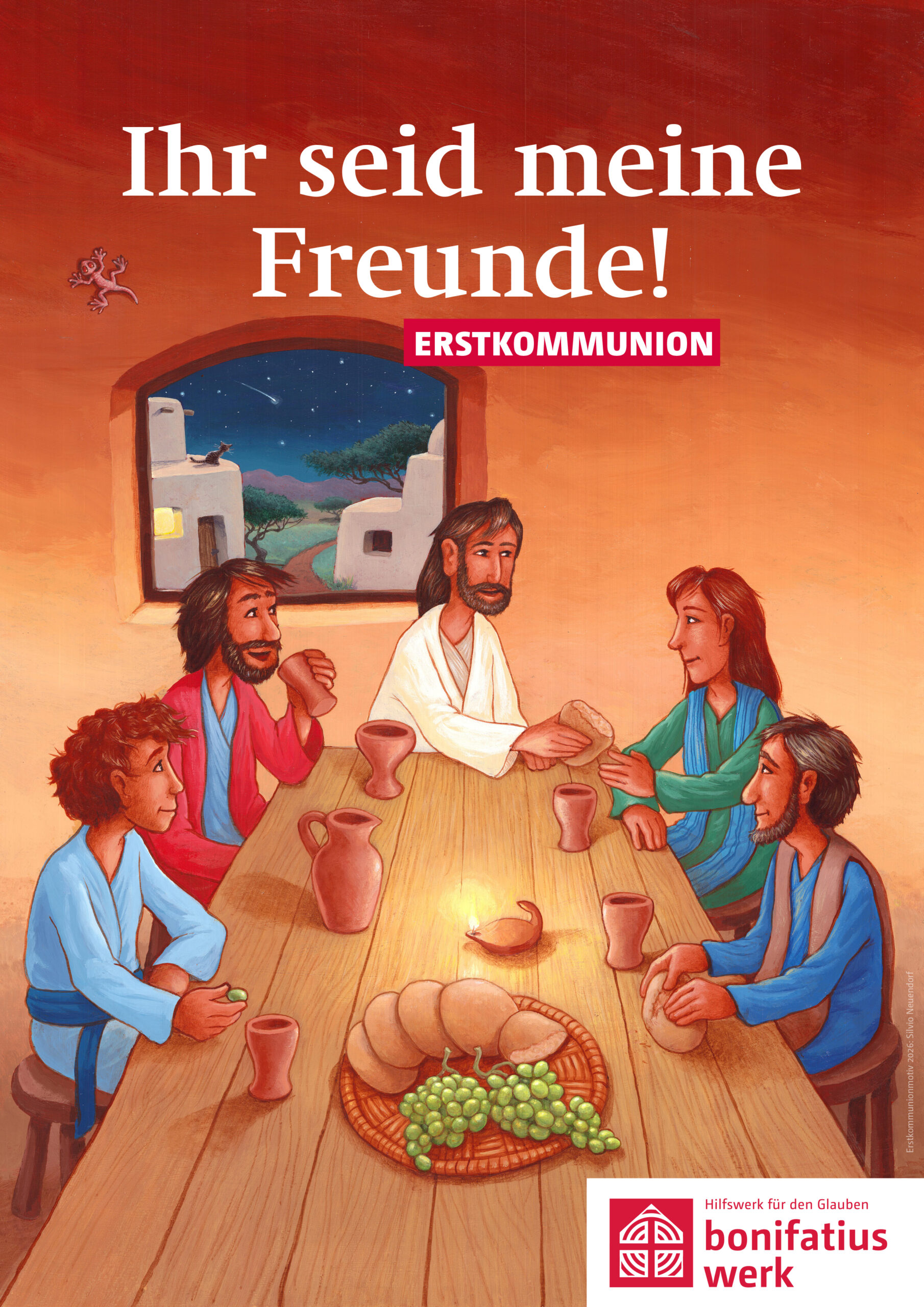 Ihr seid meine Freunde, Motivplakat zur Erstkommunion 2026