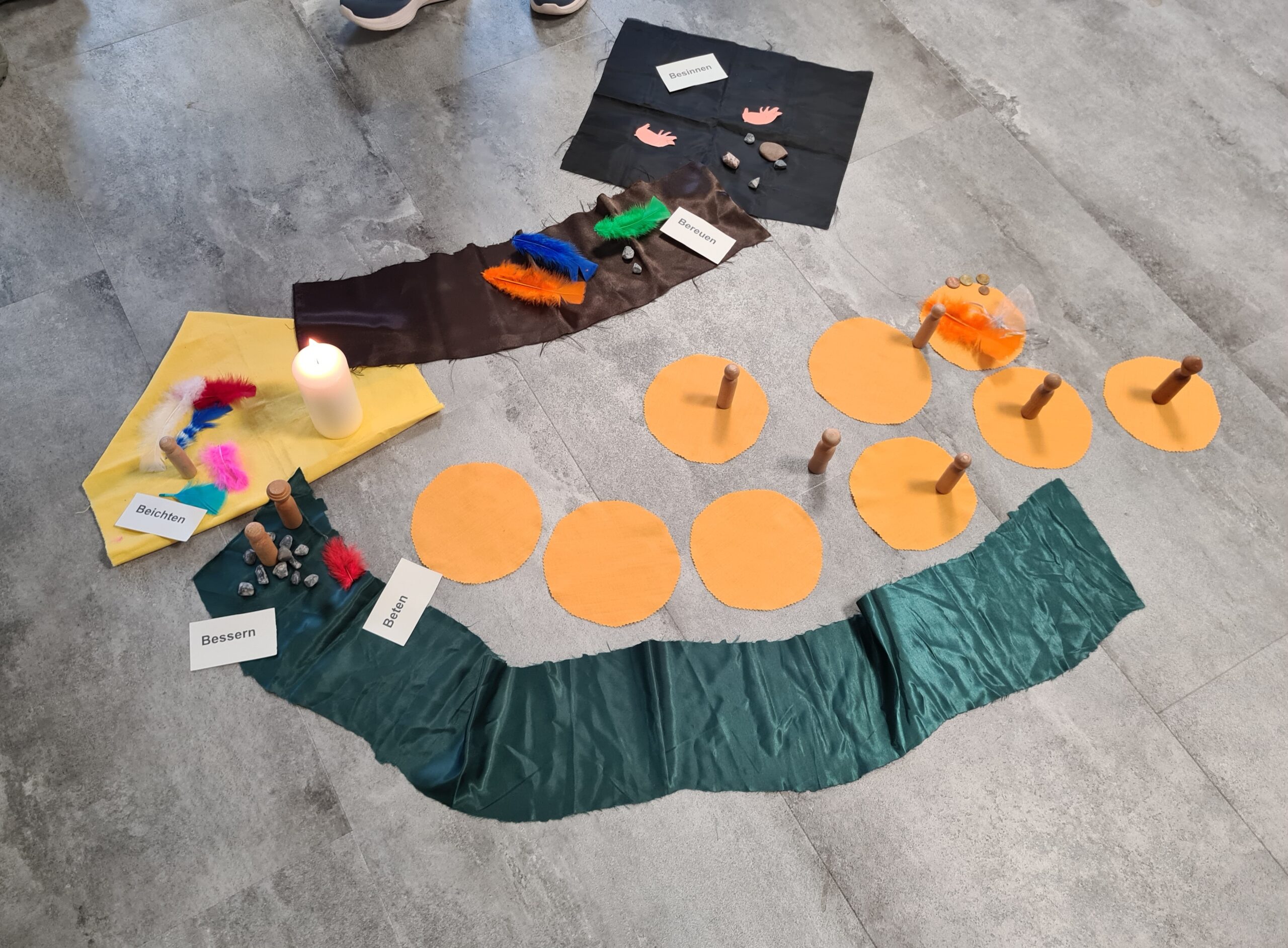 Bodenbild zum Gleichnis vom guten Vater