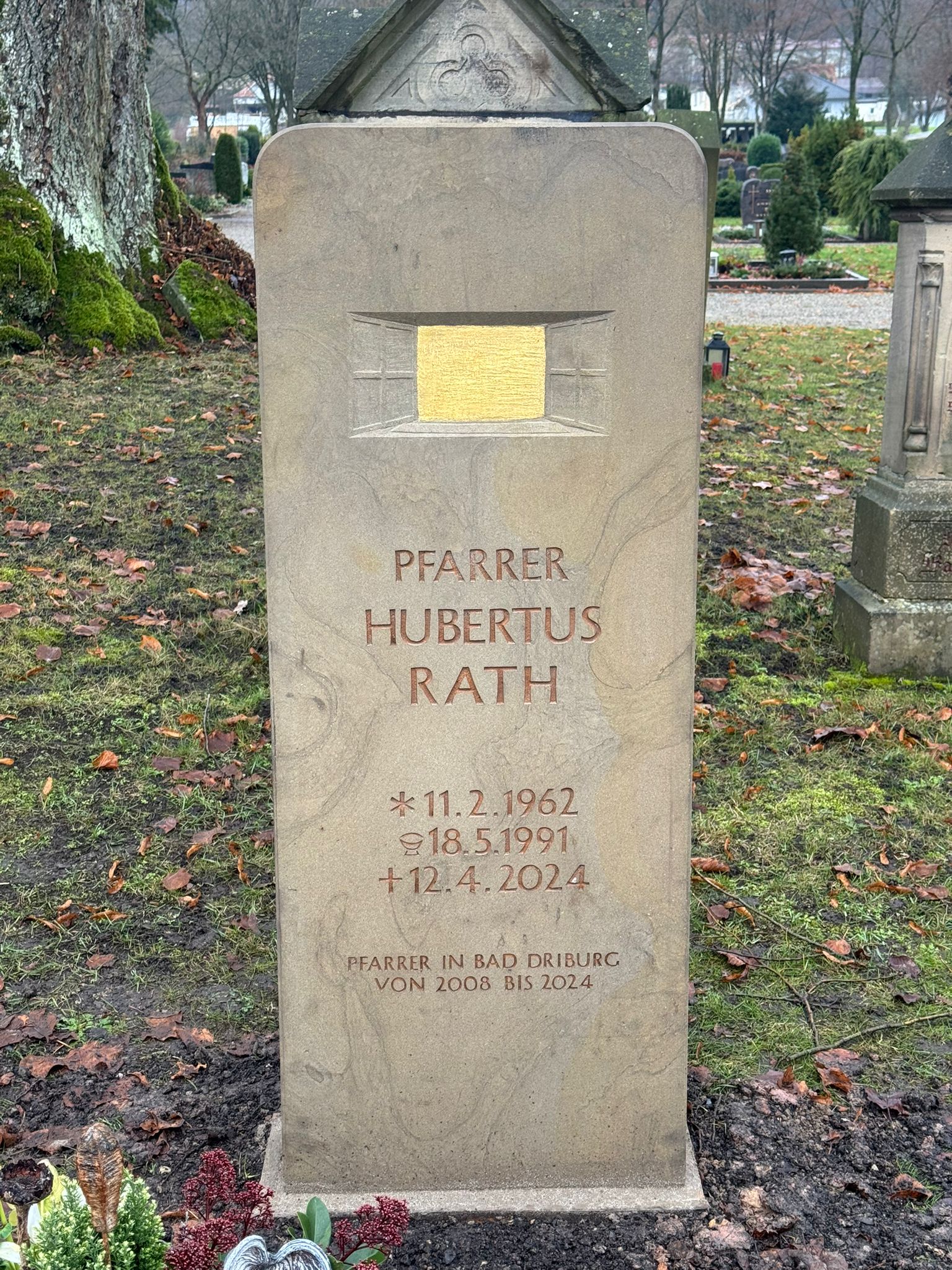Grabstein Hubertus Rath