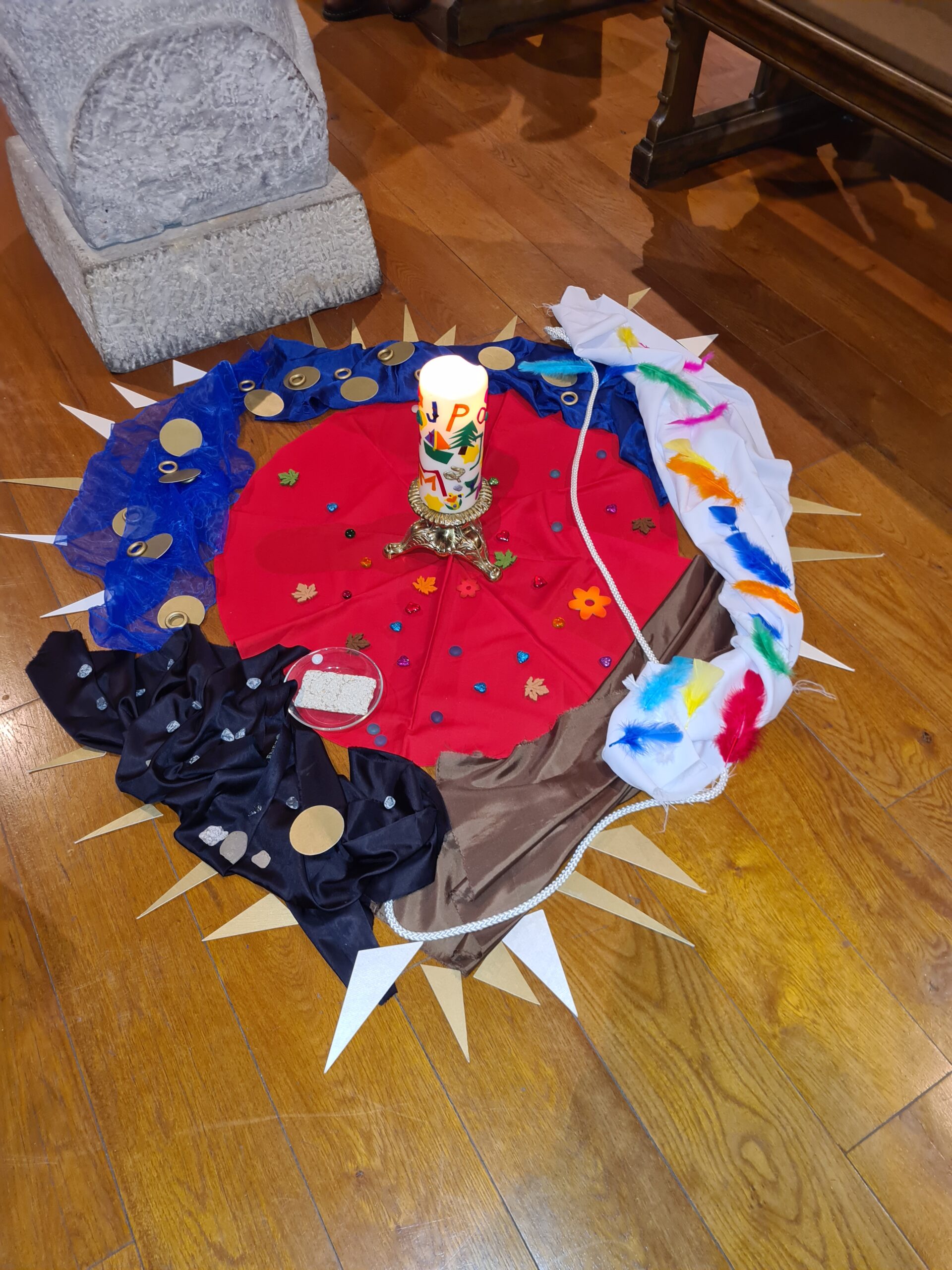 Bodenbild zum Vater unser