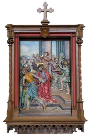 Station I: Jesus wird zum Tode verurteilt