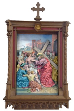 Station VIII: Jesus begegnet den weinenden Frauen