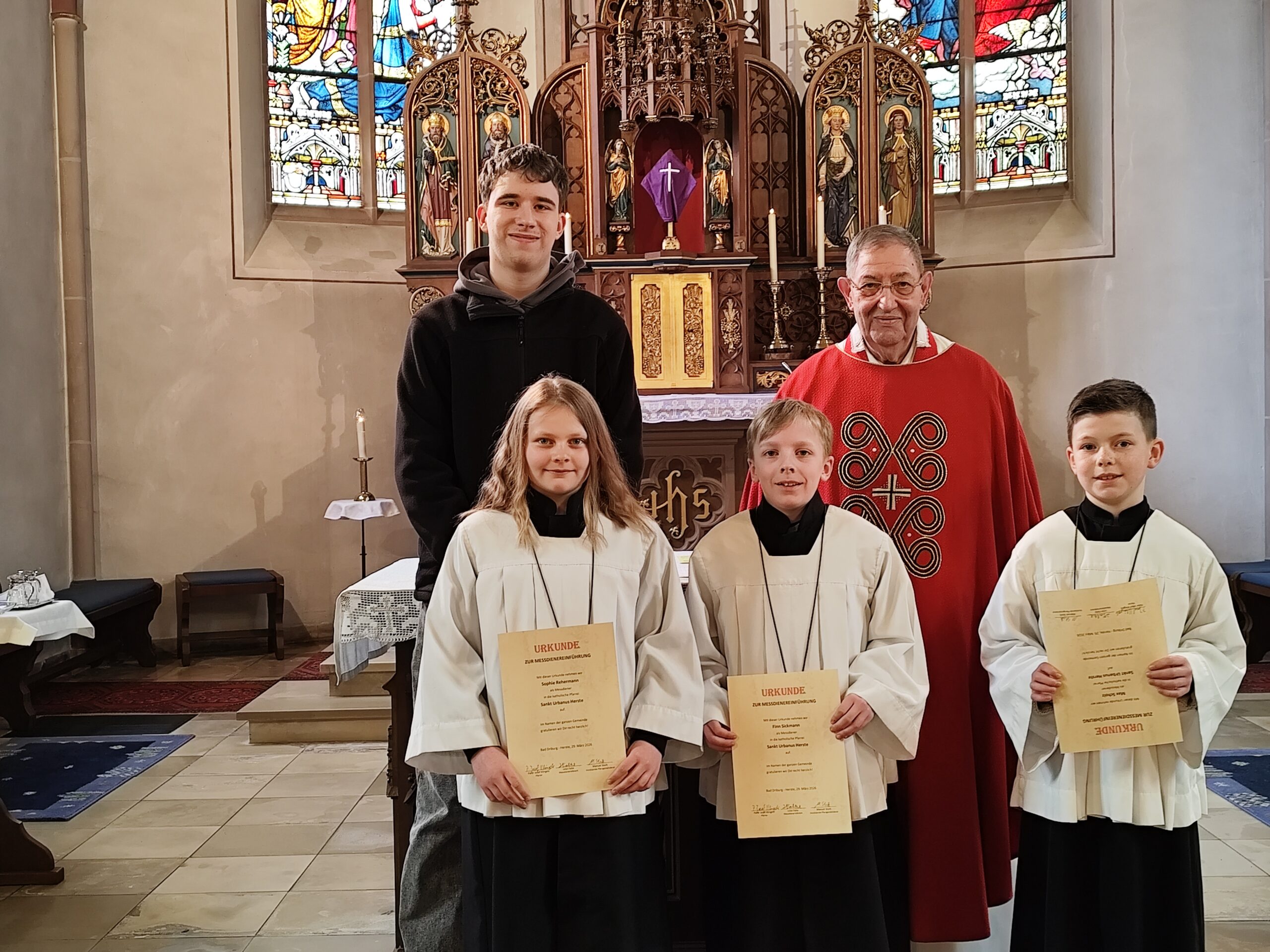 Messdienereinführung St. Urbanus Herste