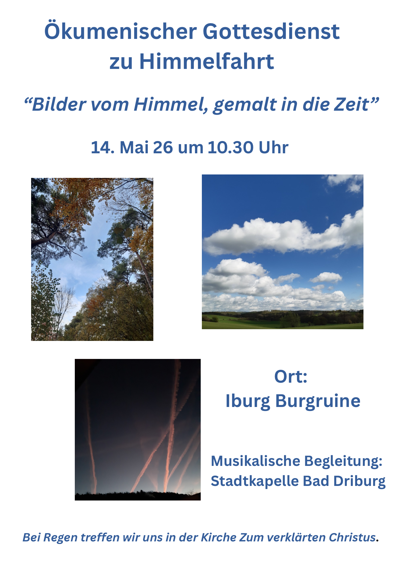 Plakat Iburg Gottesdienst