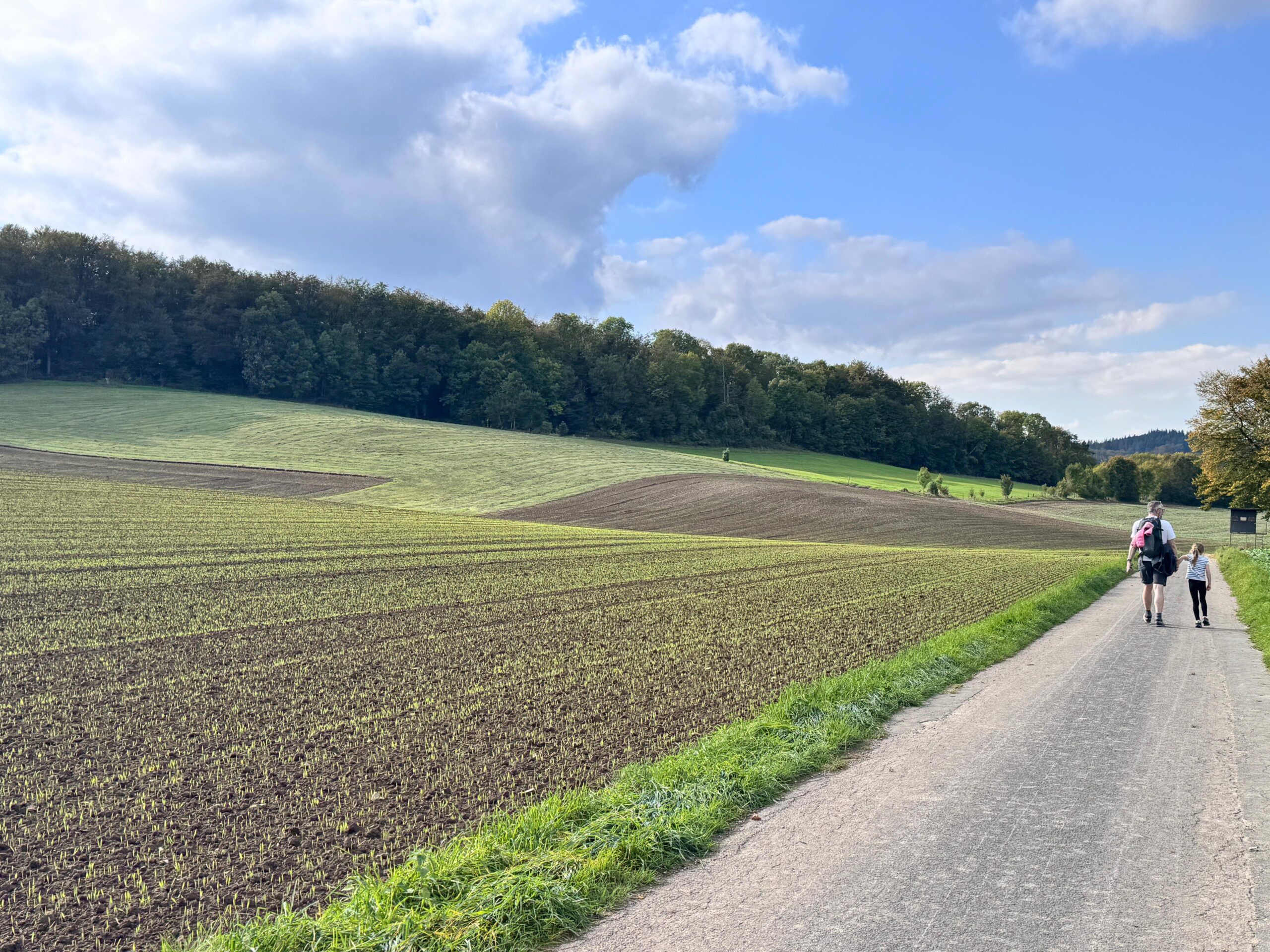 Gemeinsam unterwegs - Die Felder sind abgeerntet!